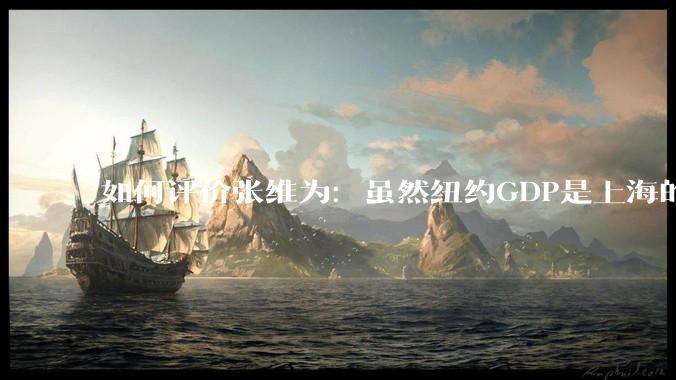 如何评价张维为：虽然纽约GDP是上海的4倍，但上海生活水平已好于纽约?