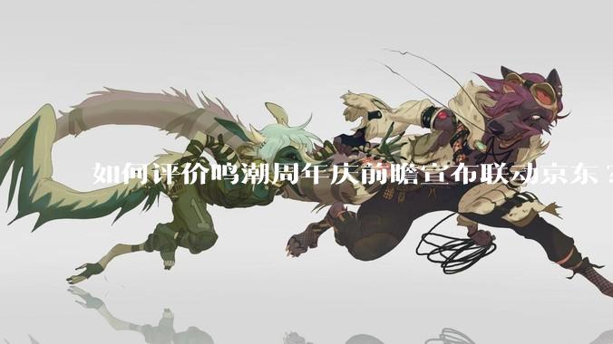 如何评价鸣潮周年庆前瞻宣布联动京东?