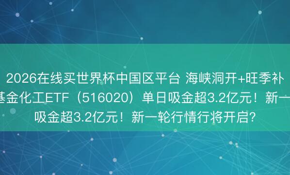 2026在线买世界杯中国区平台 海峡洞开+旺季补库双催化！华宝基金化工ETF（516020）单日吸金超3.2亿元！新一轮行情行将开启？